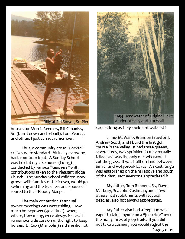 Smyer Lake - The Early Years - page 7